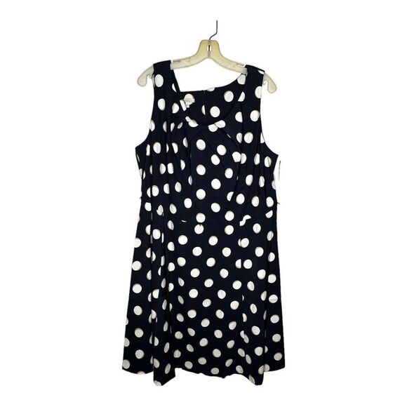 Dressbarn Polka Dot Dress with Belt nwt size 22W - Picture 1 of 8